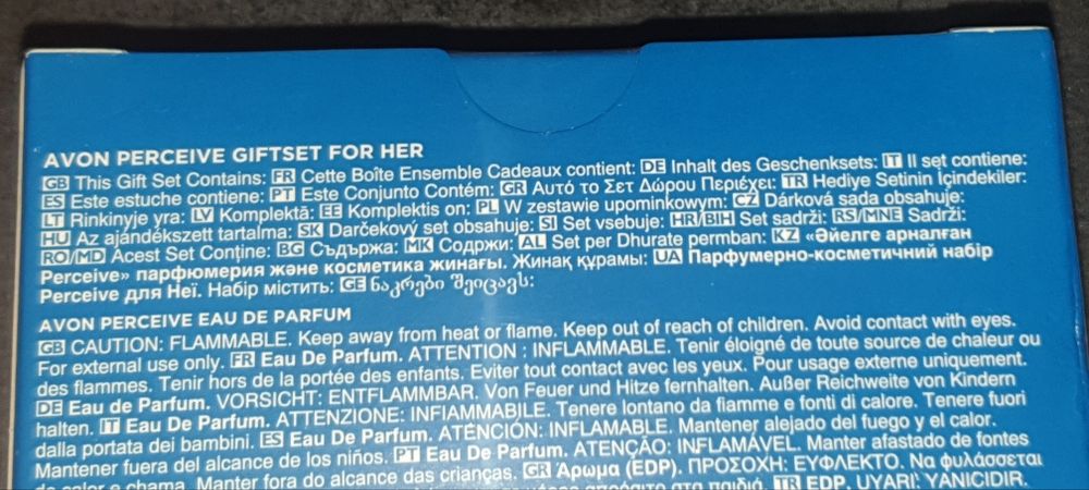 Set AVON Perceive for her (apa de parfum+lotiune corp)