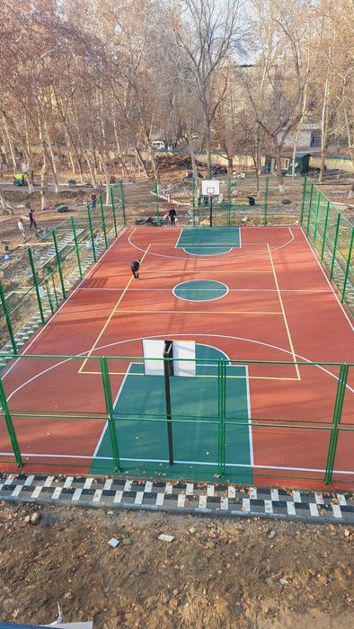 Резиновое покрытие для стадиона от производителя