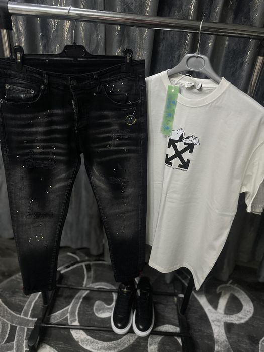 Blugi dsquared si tricouri de calitate