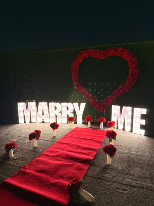 Буквы Marry  mee