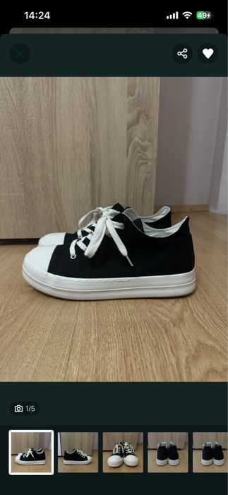 Rick owens jumbo lased
