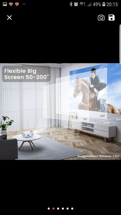 Videoproiector wimius k5 led Nou