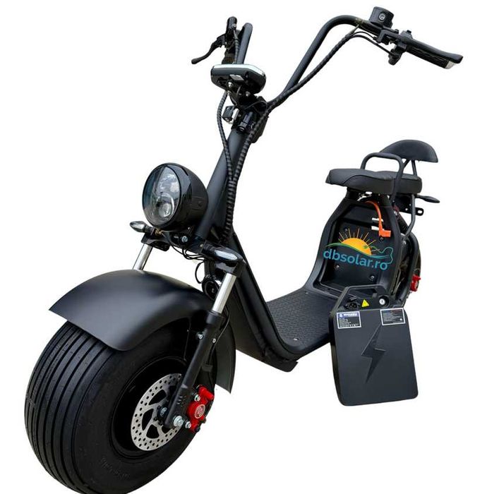 Scuter electric chopper 1500W Fara Permis CIV RAR inclus 12Ah Lithium capacitate 180kg