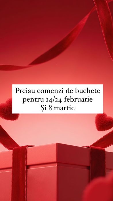 Buchete de trandafiri din satin