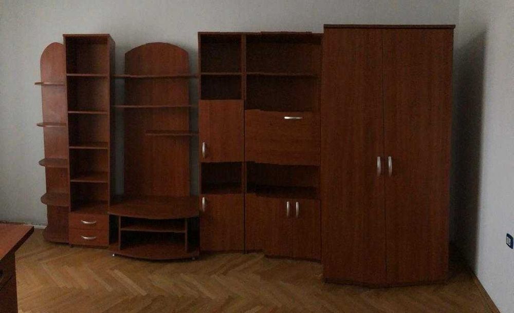 Mobila dormitor (Birou, Dulap, Noptiera, Mobila perete, Pat + Saltea)