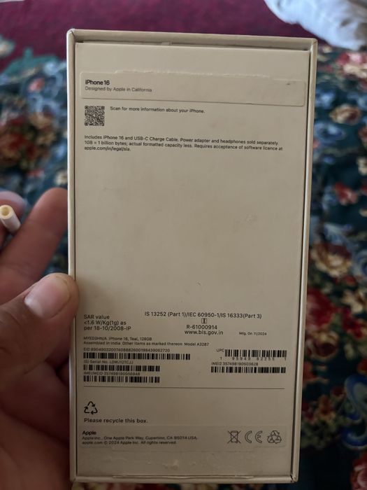 Iphone 16 128 gb 100%