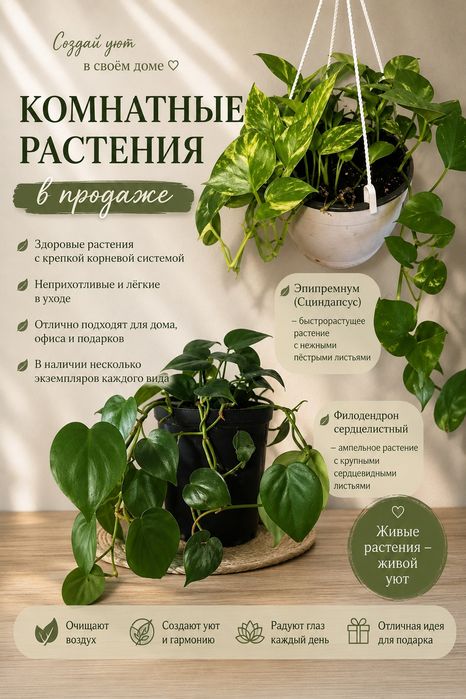 Продам комнатные растения