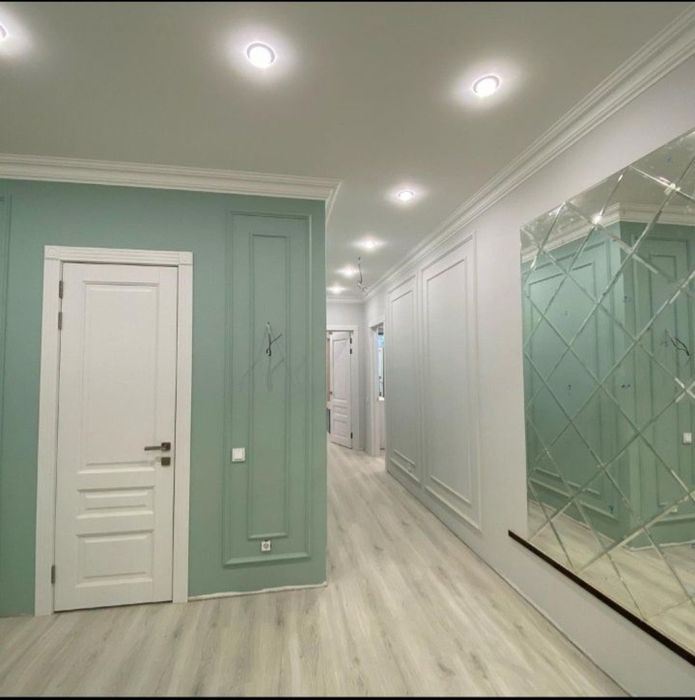 Евроремонт под ключ квартир.