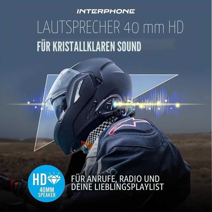 Мото интерком Interphone Link HD Double Pack 2 бр.