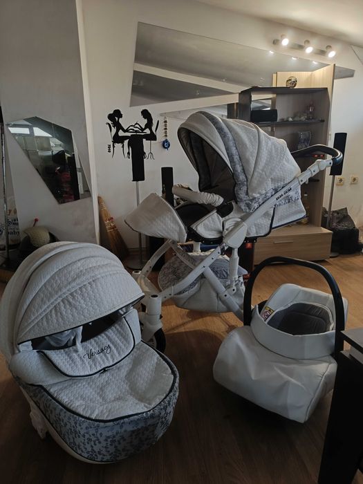 Детска количка 3 в 1 Versacy – Изключително запазена!