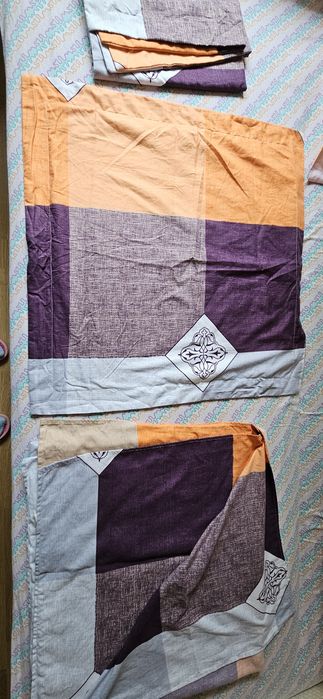 Cearceaf dublu +2 fete perina