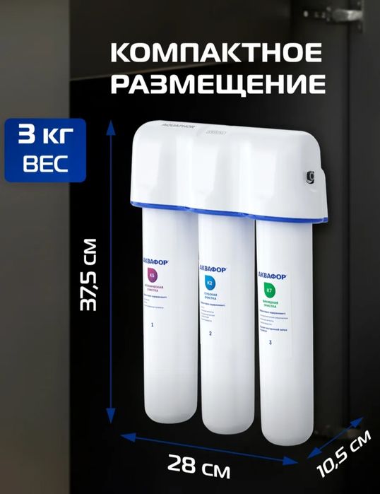 Установка фильтр для воды под ключ