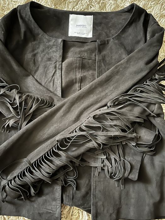 Куртка легкая замша