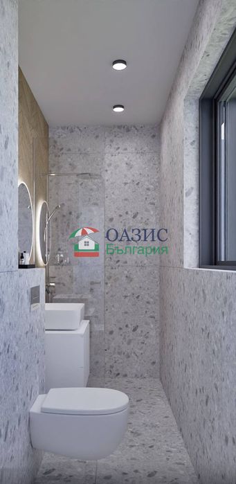 2-етажна градска къща с 2 спални-110,53 кв. м.+Паркомясто 12,5 кв. м.+40 кв. м. двор,Гранд Вилидж,Кошарица,България