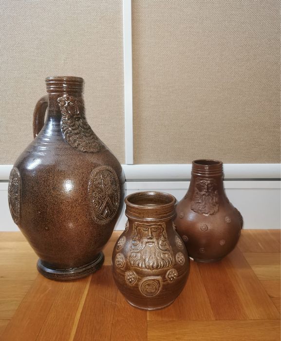 Антикварен дървен свещник за 5 свещи в стил Брутализъм ръчно изработен