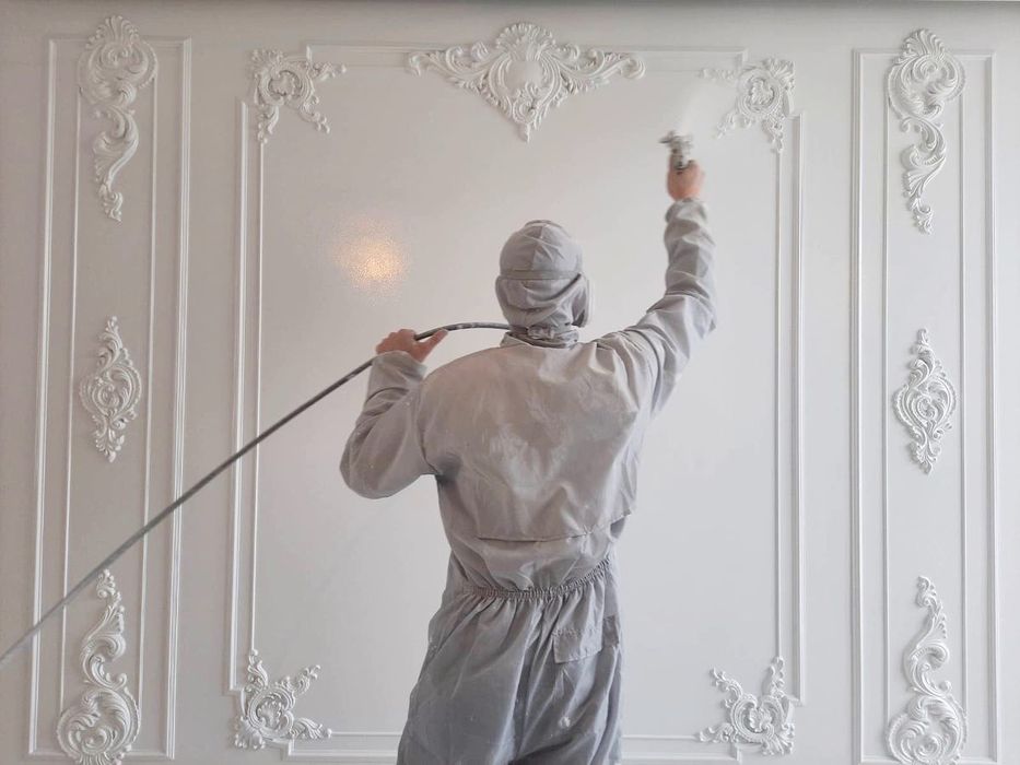 Побелка, покраска стен ,потолков