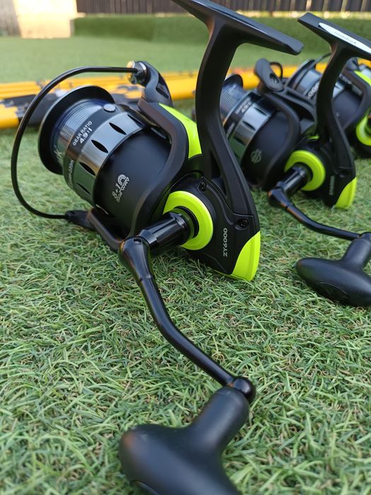 SET 4 Lansete Feeder 3.0m Pro Fl Dual Force  200 gr . + 4 Mulinete