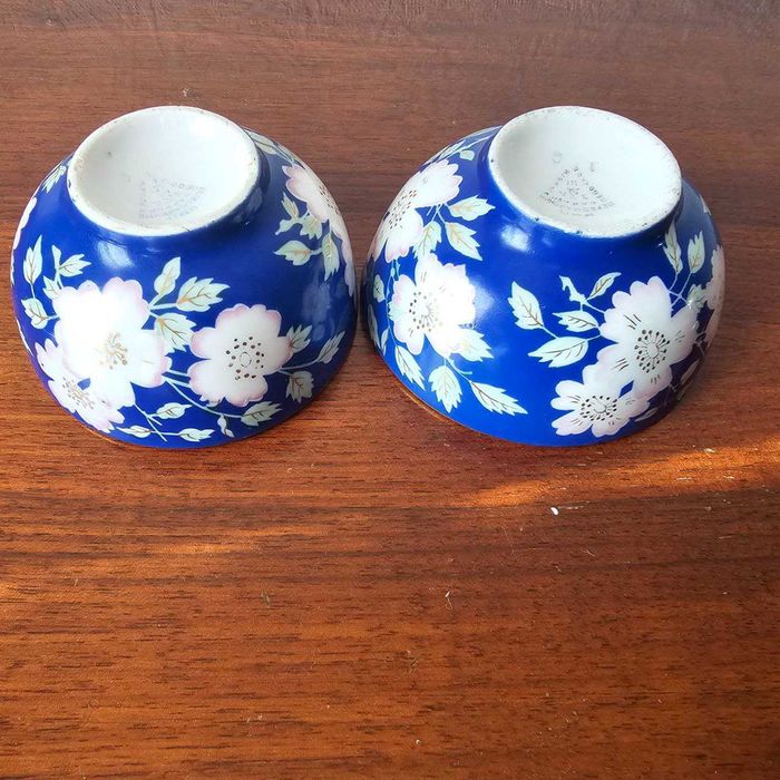 2 пиалы. Песочное ПФЗ. 1950г. Редкость