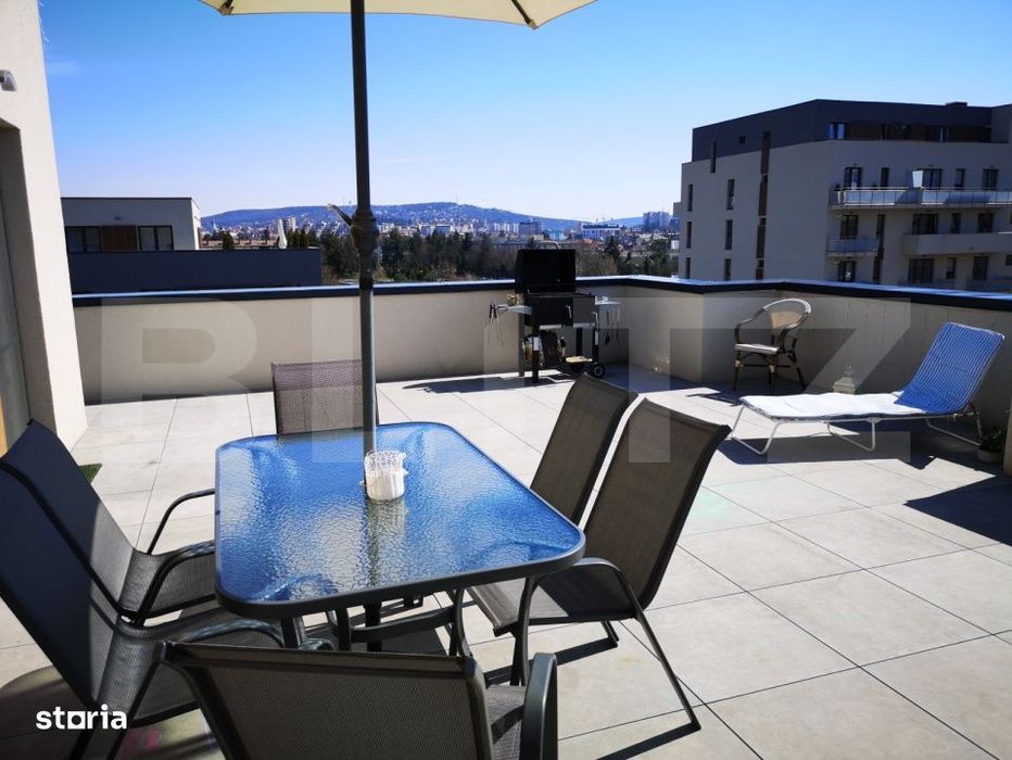 Penthouse cu terasa panoramica, 80 mp, zona Libertatii - Maurer Reside
