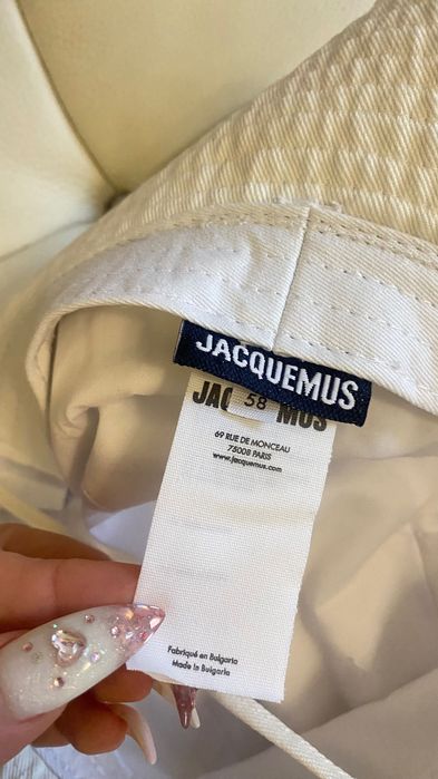 ОРИГИНАЛ шапка JACQUEMUS Le Bob Artichaut bucket hat