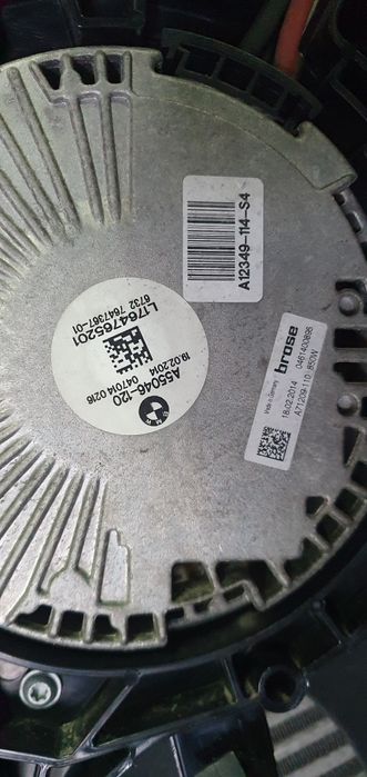 Electroventilator BMW F10 F11 F01 F07 F06 Mufa Triunghi 3 fire