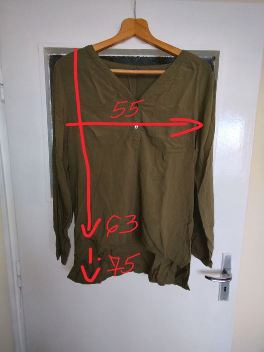 Нова блуза висока хл размер