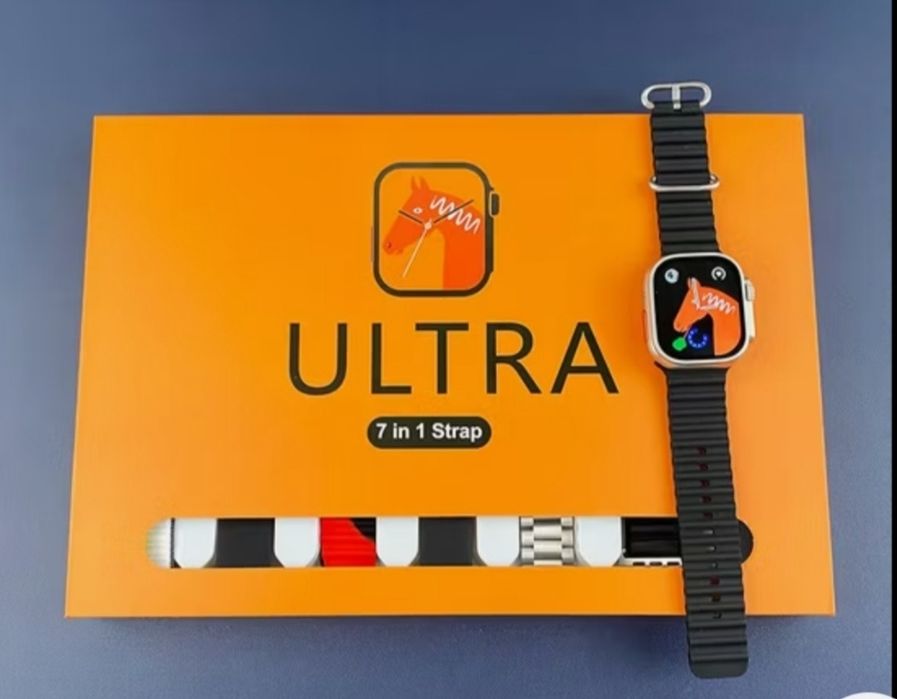 Смарт часовник Y60 Ultra 7 в 1, Водоустойчив, Bluetooth обаждания