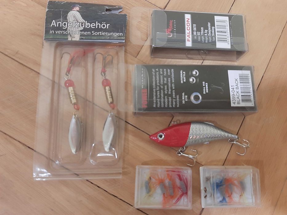 Нови Воблери-FILEX,POWER CATCHER,RATLIN-Red Head,Въртящи блесни, Мухи