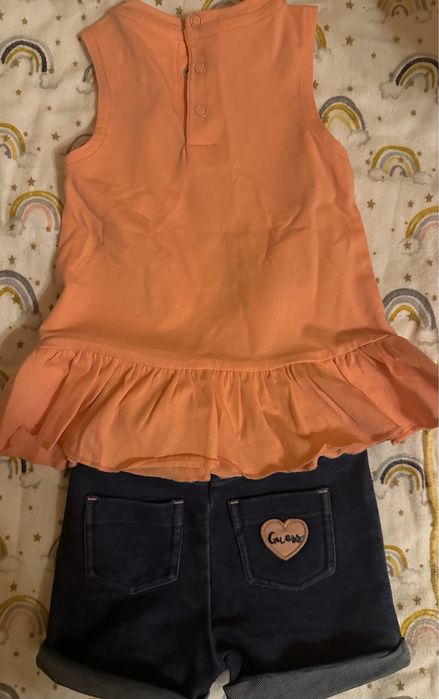 Guess комплект за момиче 3-6м
