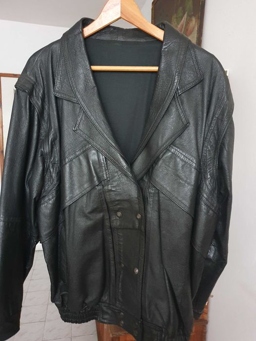 Дамско яке от телешка кожа