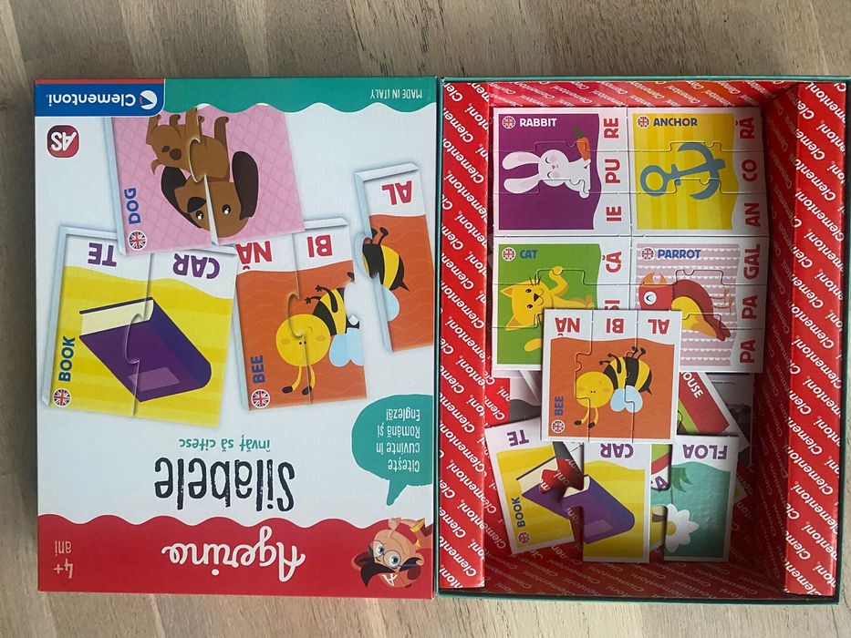 Vand 5 jocuri potrivite pt copii 2-4 ani