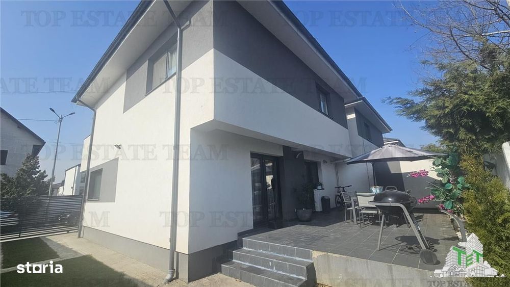 Vila lux 4 camere cu panouri solare in Chiajna