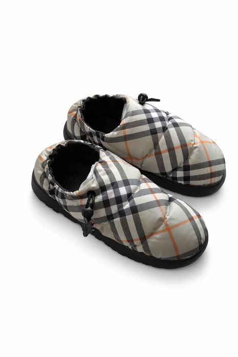 Burberry Check Quilted Mules (multicolour)