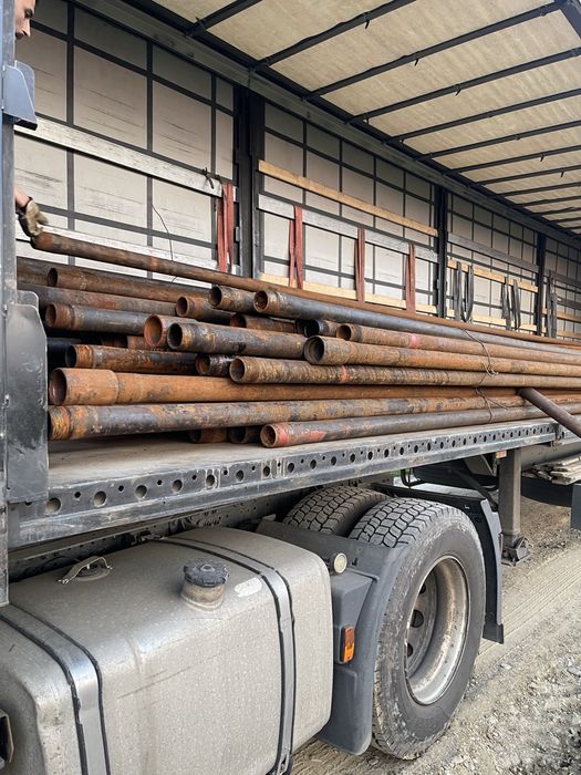 TEAVA TUBING pentru constructi hale fanare garaji stalpi gard cu mufa si filet