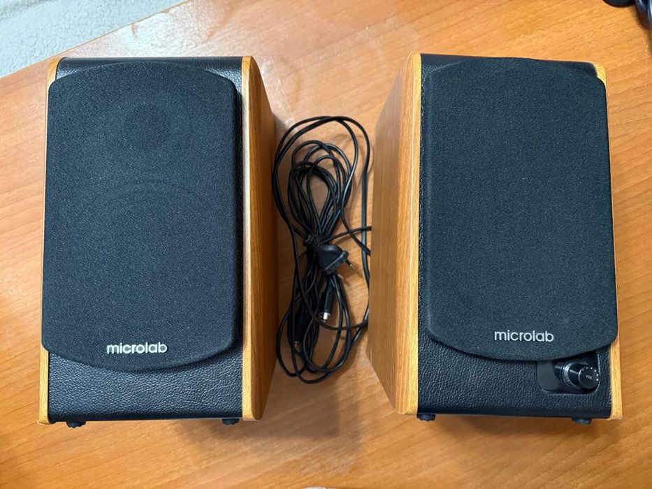 Колонки Microlab B77BT Bluetooth деревянные