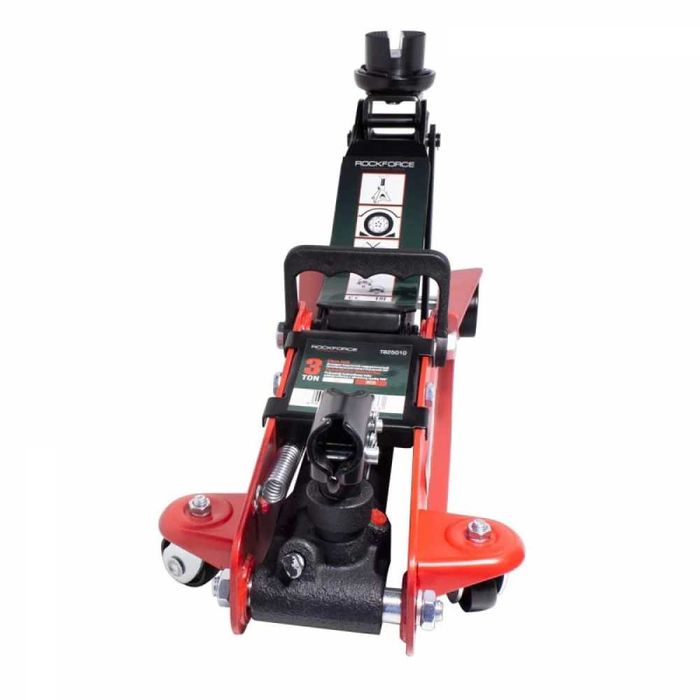 Нископрофилен крик 3 тона с въртяща дръжка 360° 85 - 380 мм RockForce