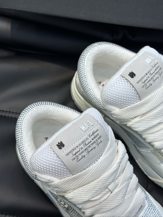 Amiri MA-1 White & Grey Diamonds Custom – New Collection!