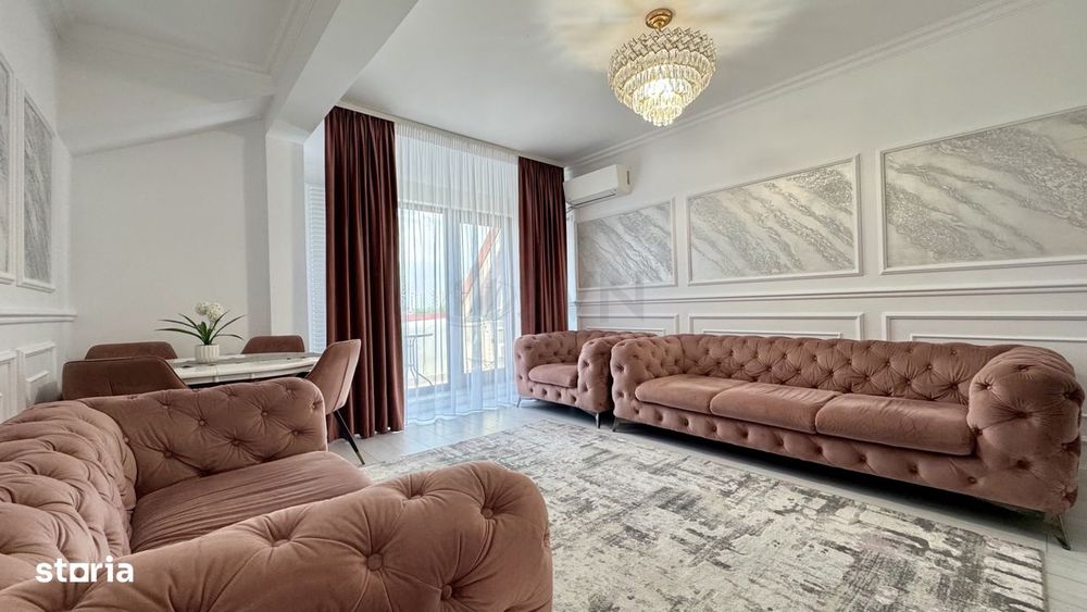 Apartament 3 camere bloc boutique mobilat