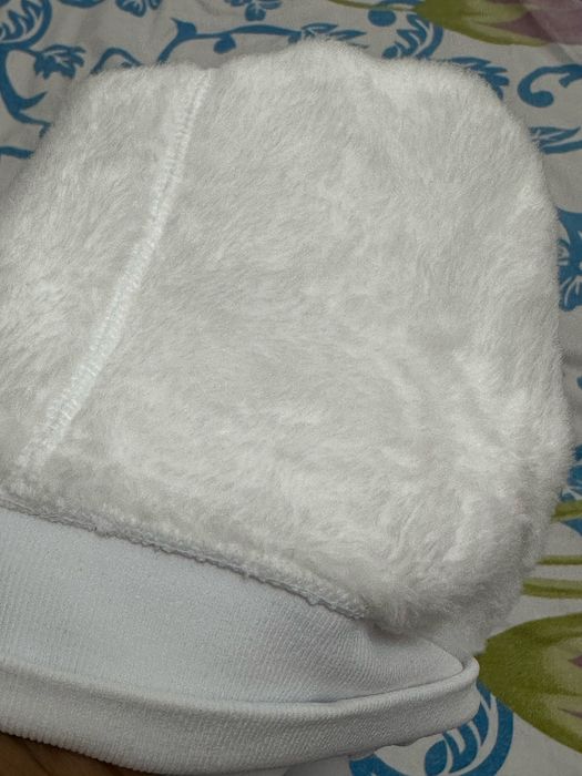 Колготки белые с начесом