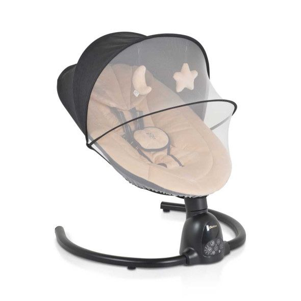 Електрическа люлка с дистанционно Мони зелена