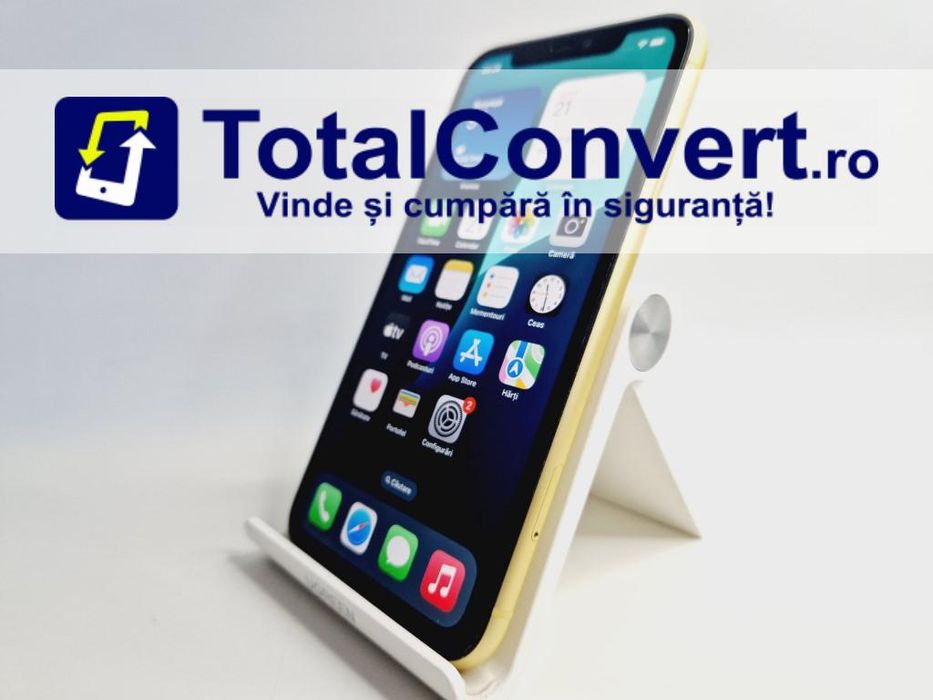 Apple iPhone 11 128GB Yellow 4GB Single, Garantie 24 luni | #R86929