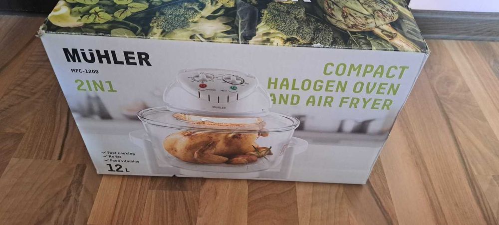 Air Fryer и халогенна фурна 2в1 на Muhler MFC-1200/12L /1400W