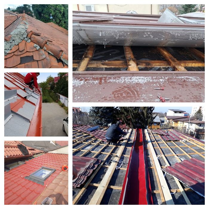 Reparatii si montaj acoperisuri/ sisteme pluviale