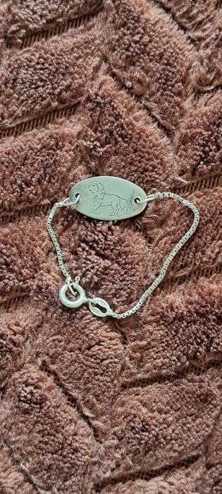 Brățară din argint nou născut