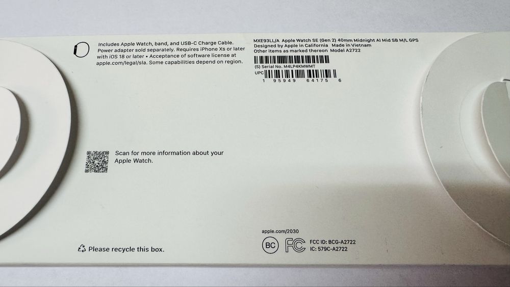 Apple Watch SE (Gen2) 40mm