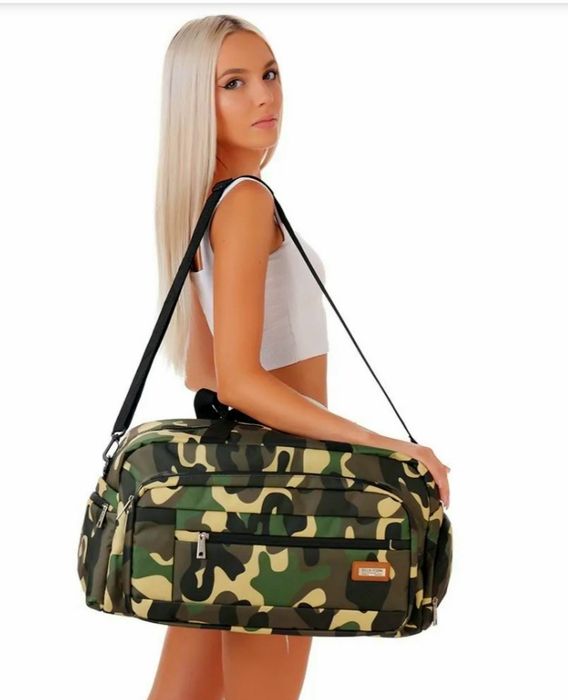 Geanta voiaj premium ELLA ICON GREEN ARMY NOUA cu etichetă + BONUS