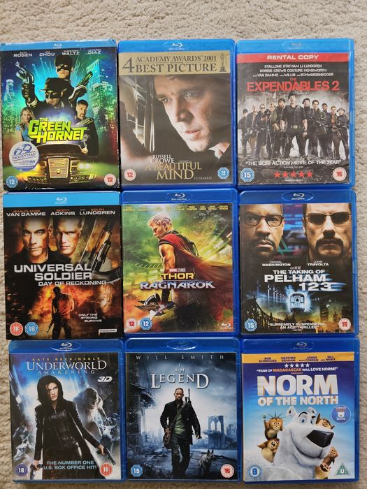 Оригинални DVD от лична колекция на Английски език
