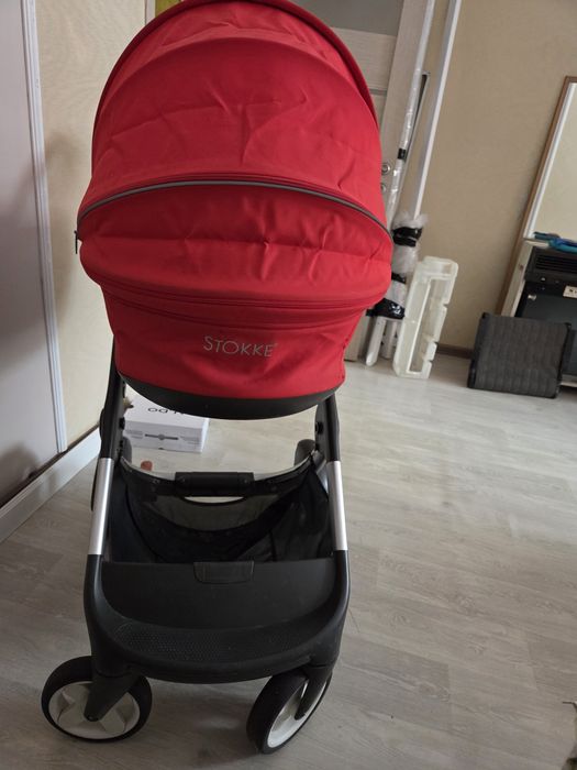 Коляска Stokke. Люлька и прогулочный блок