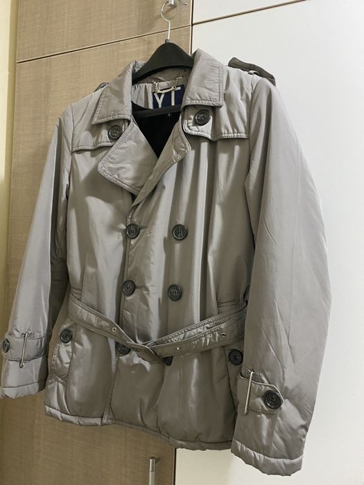 geaca-groasa-barbati,marca Y-Two Jeans,marimea S,gri,imblanita