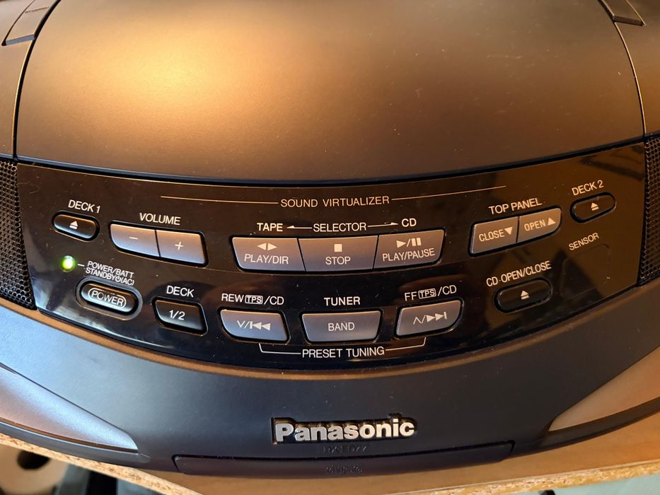 Panasonic-ED77- стерео радио, касетофон, компакт диск плейър